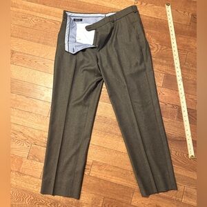 Ballin Men's Brown Wool Cashmere Dress Pants 36x31.5